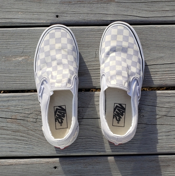 VANS Checkered Slip-On Shoes - Size 5.5 M / 7.0 W - Picture 11 of 12